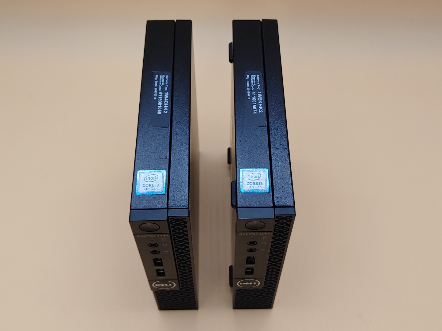 LOT of (2) Dell OptiPlex 3050 Micro i3-7100T✔8GB✔128GB SSD✔Win11Pro✔ **NO A/C** - Image 3