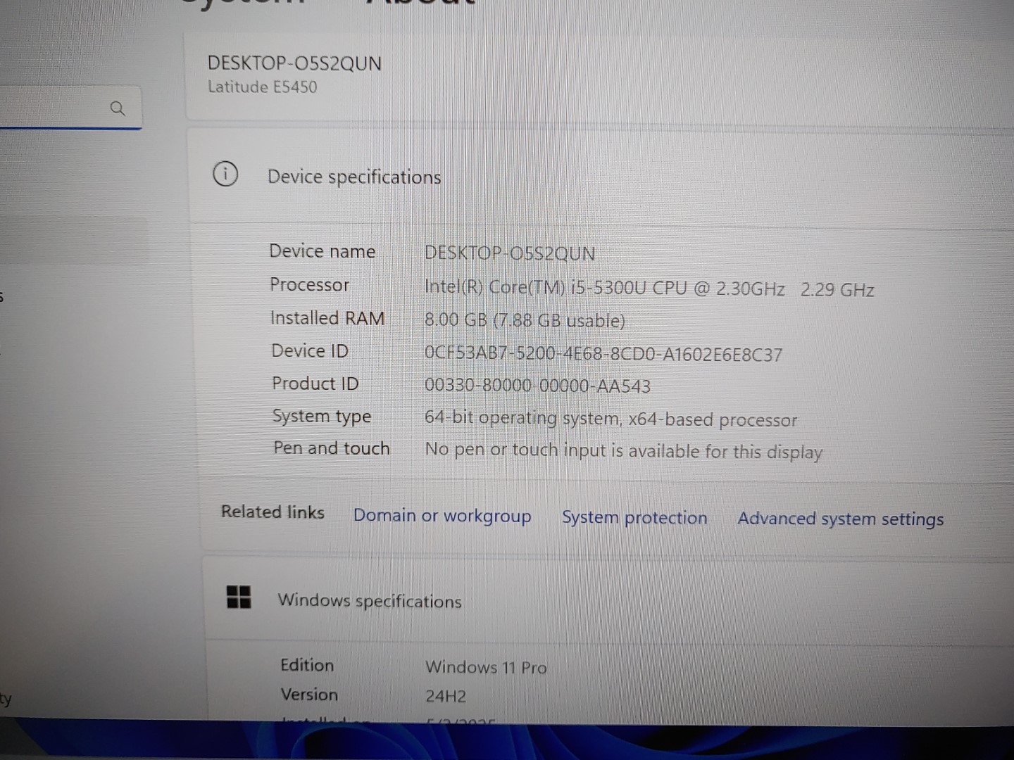 Dell Latitude E5450 14" Intel i5-5300U✔8GB RAM✔128GB SSD✔Windows11Pro✔ **READ** - Image 10