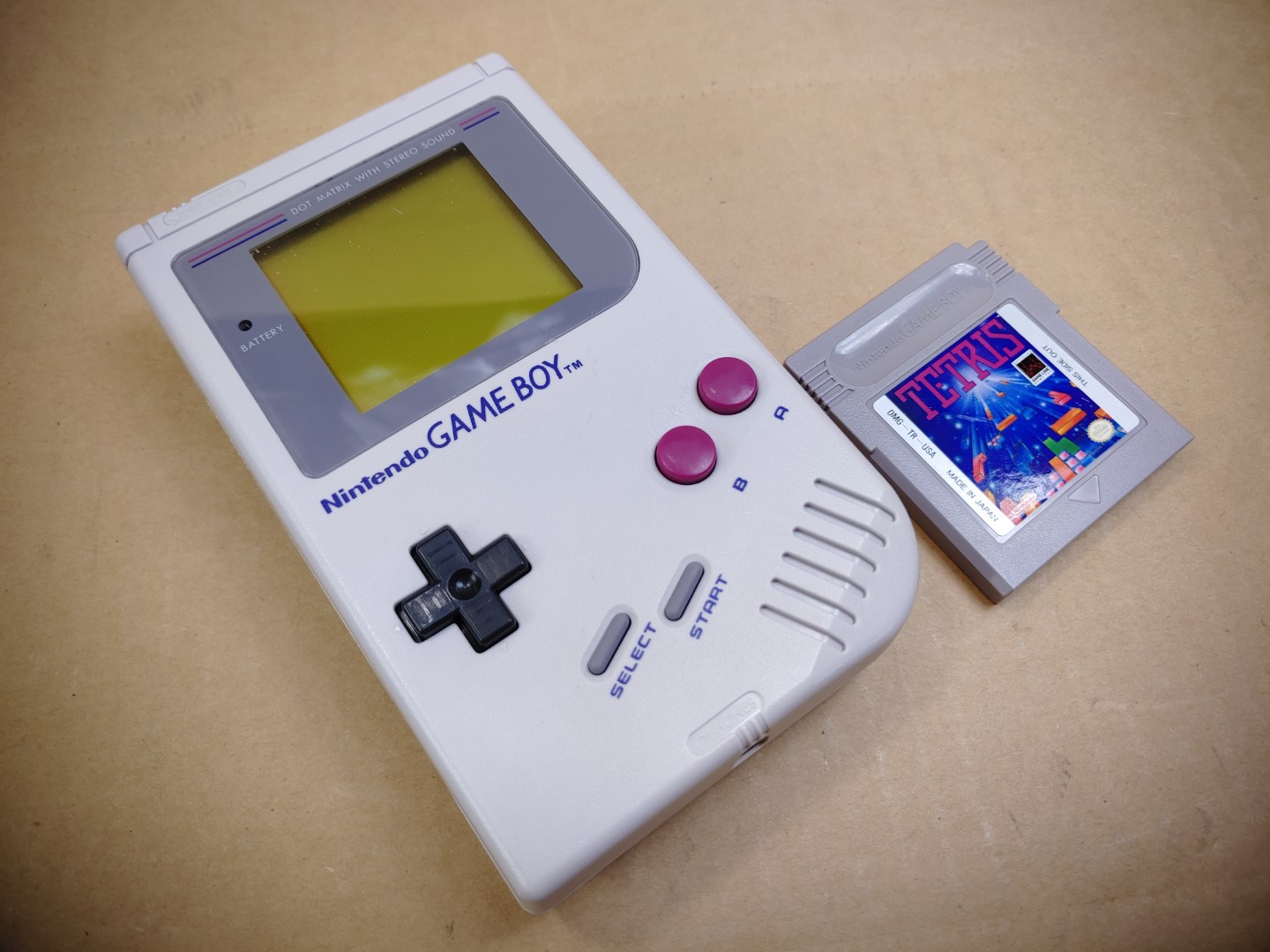 Nintendo GAME BOY Original DMG-01 Handheld System w/ Tetris ✔ WORKING ✔ **READ**