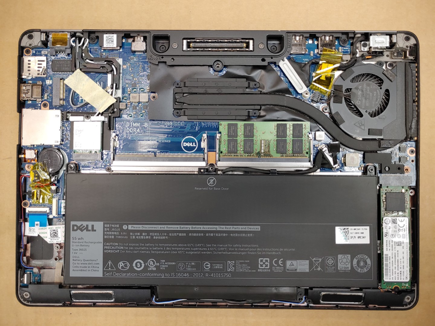 Dell Latitude E7270 12.5" Intel i5-6300U✔16GB✔256GB M.2 SSD✔ **NO OS / NO AC** - Image 7