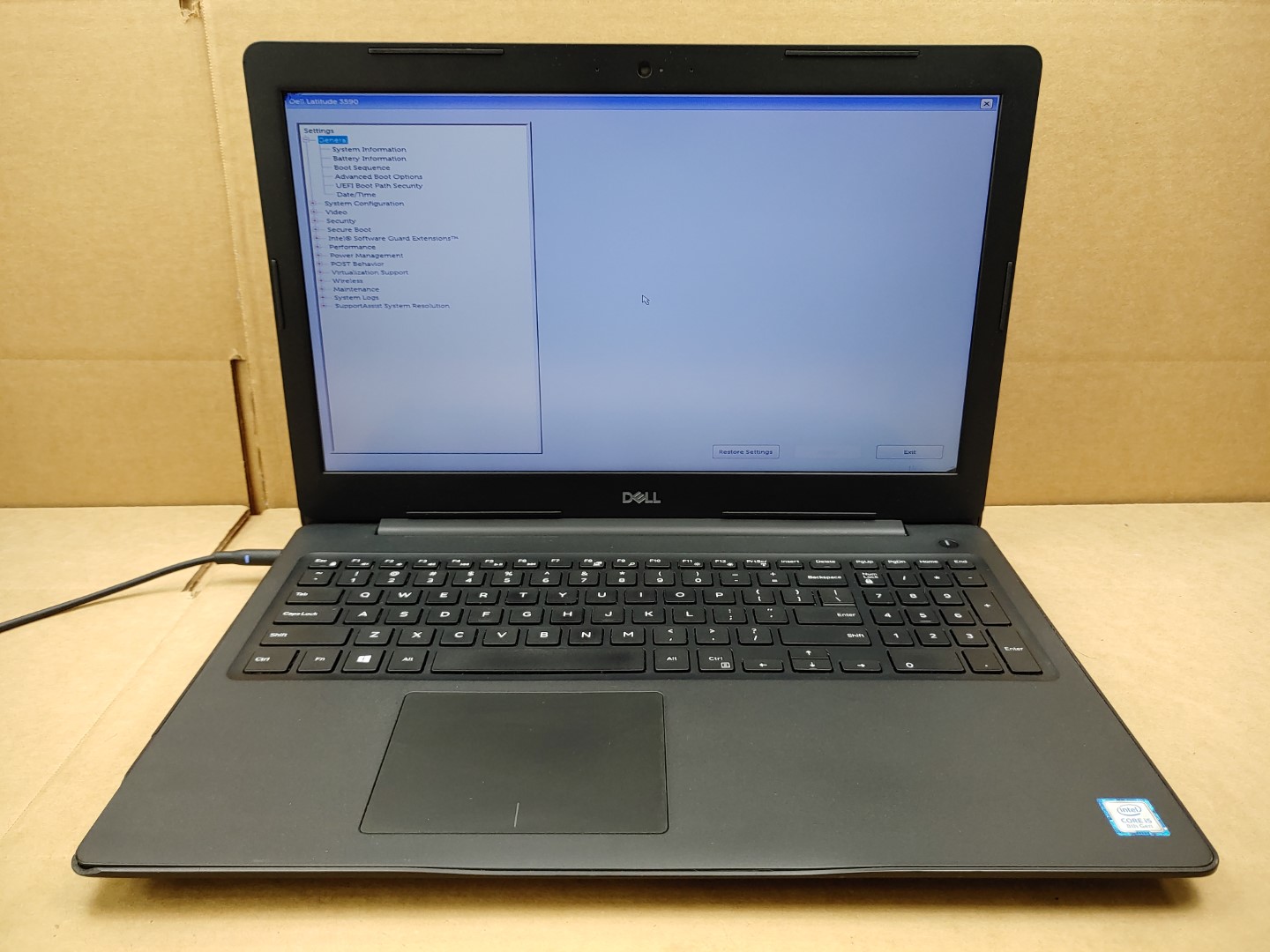 Dell Latitude 3590 15.6" Intel i5-8250U✔*NO RAM/NO SSD/NO BATT/NO AC* ***READ***