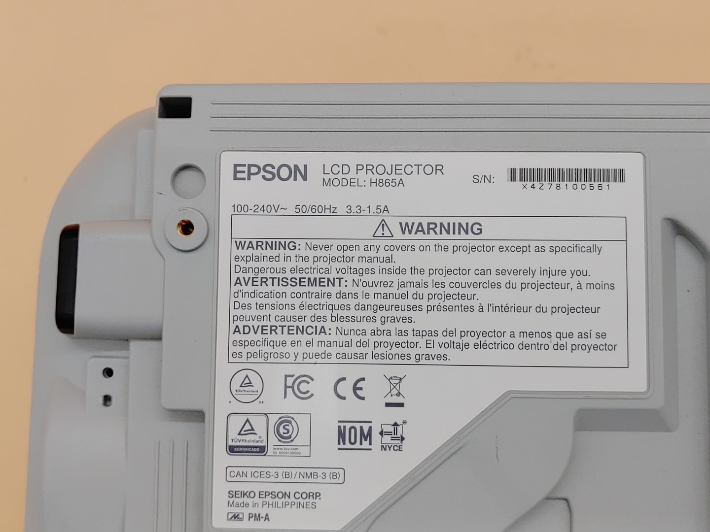 Epson PowerLite 970 3LCD Projector 4000 Lumen ANSI HD 1080p H865A (2166 Hours) ✔ - Image 10