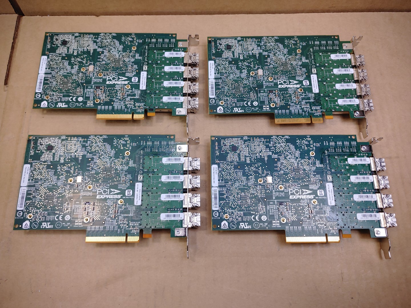 LOT of (4) IBM 00WT000 LPE12004 8GB Quad Port Fibre Channel Network Adapter ✔✔ - Image 8