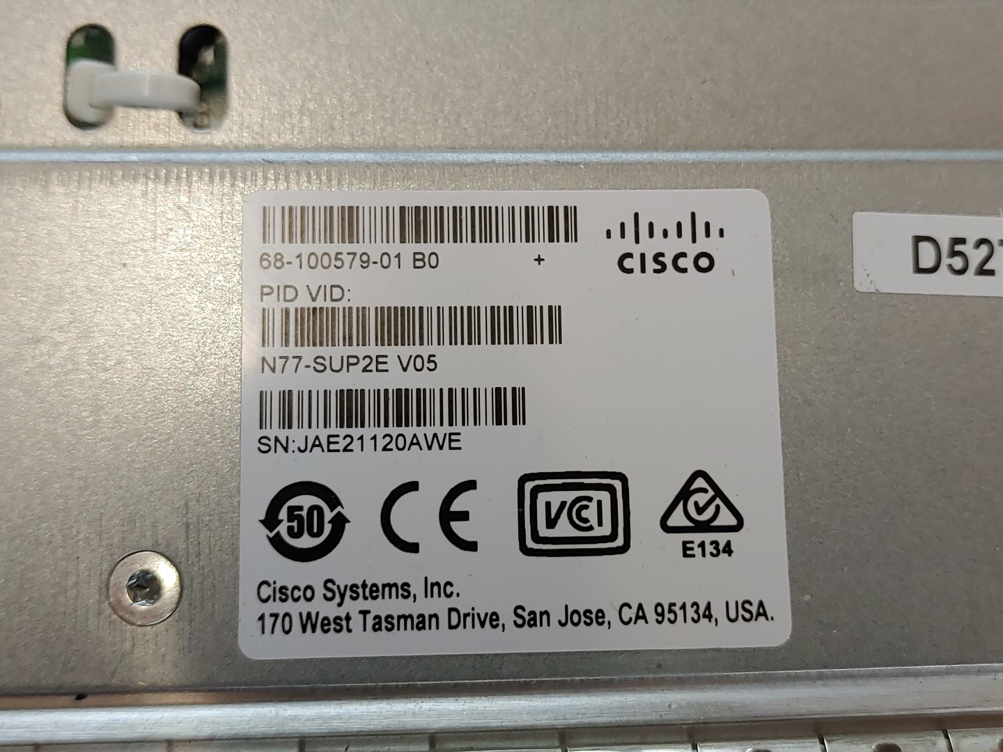 Cisco N77-SUP2E Nexus 7700 Switch Supervisor 2 Enhanced Module 68-100579-01 - Image 3