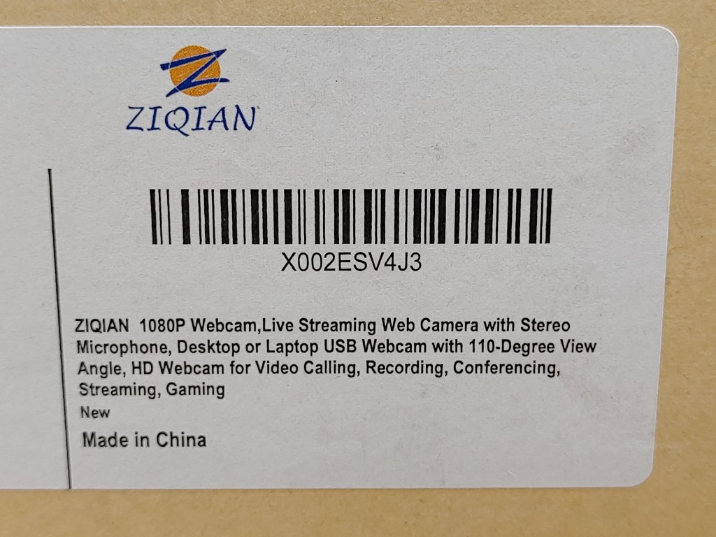 LOT of (4) ZIQIAN 1080P Webcam, Live Streaming Web Camera w/ Stereo Microphone✔✔ - Image 3