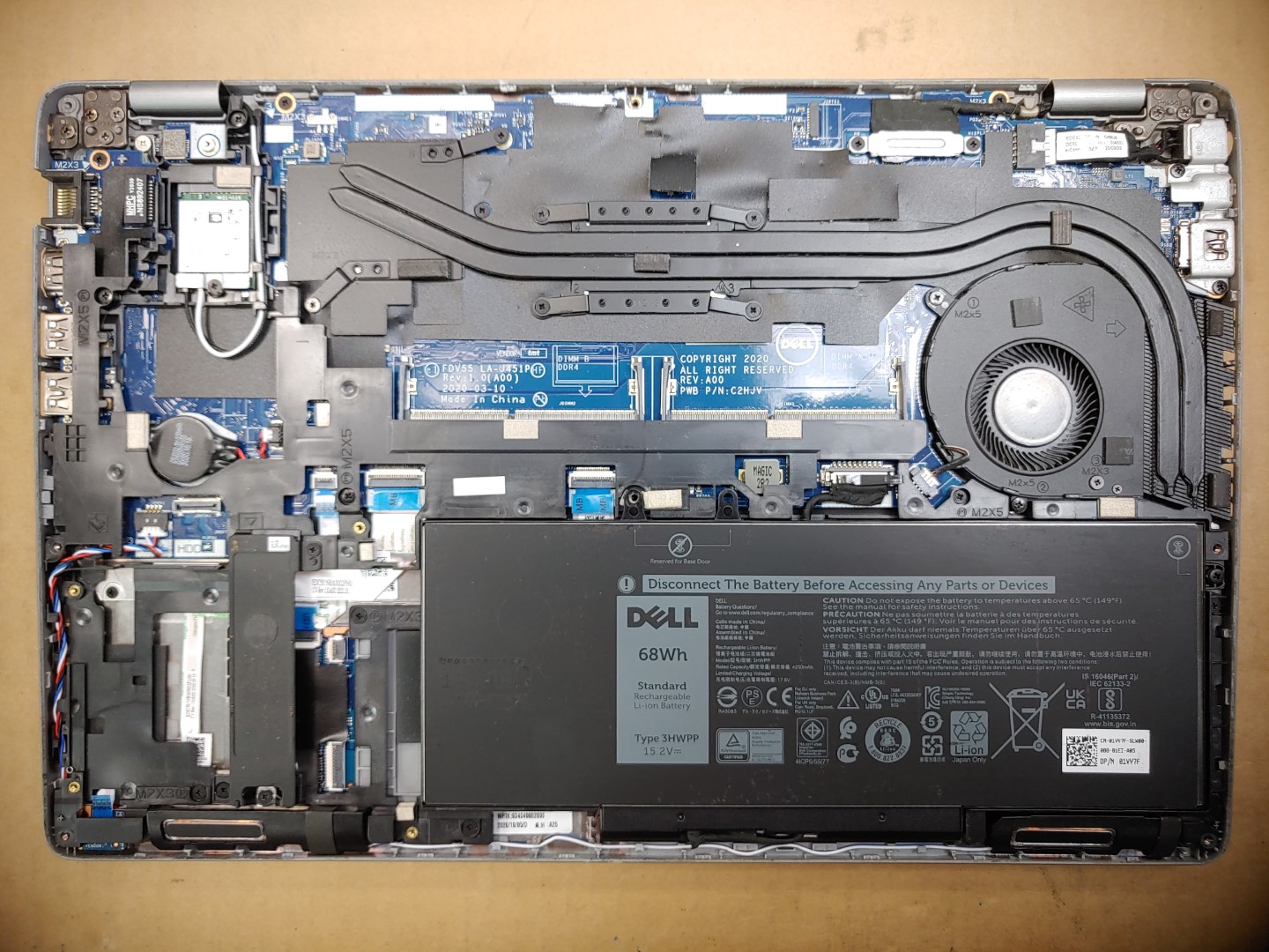 Dell Precision 3550 15.6" Intel i5-10210U✔ *NO SSD/NO RAM/NO AC* **READ** - Image 7