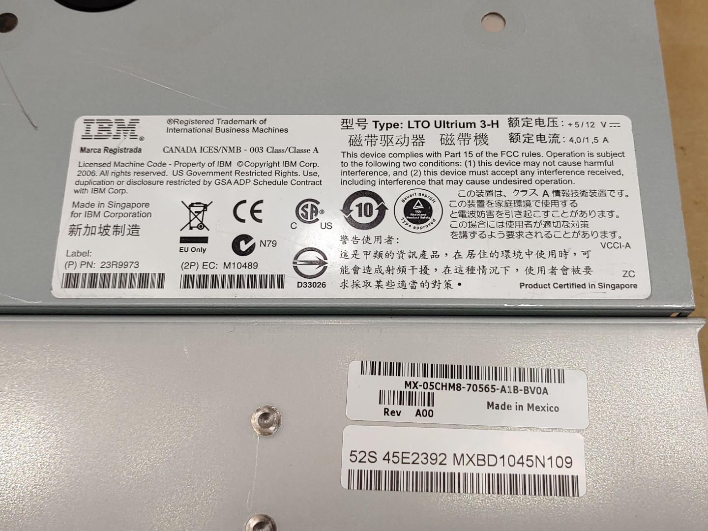 DELL POWERVAULT TL2000 LTO-3 Autoloader Tape Drive 05CHM8 45E2392 95P5813 SAS HH - Image 4