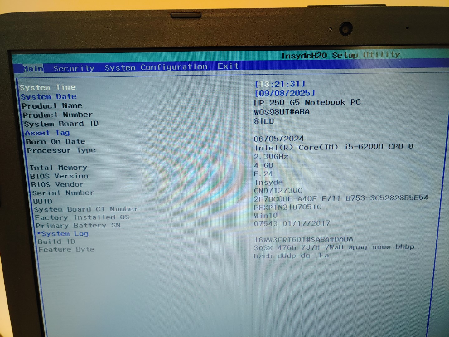 HP 250 G5 Notebook 15.6" i5-6200U✔4GB✔500GB HDD✔ **NO OS/NO AC** **BAD BATTERY** - Image 9