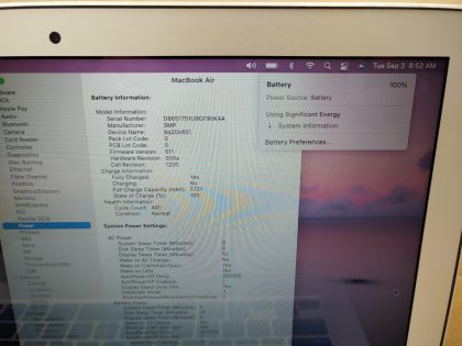 Apple MacBook Air 13" 2015 Intel i5 1.6GHz✔4GB✔256GB SSD✔Monterey✔A1466✔*NO A/C* - Image 12
