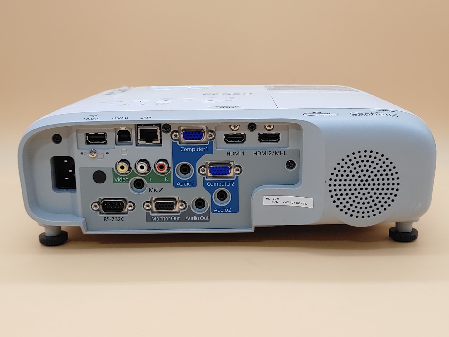 Epson PowerLite 970 3LCD Projector 4000 Lumen ANSI HD 1080p H865A (1649 Hours) ✔ - Image 6