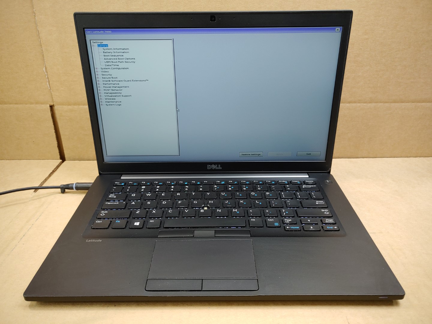 Dell Latitude 7480 14" Intel i5-7300U✔ *NO BATT/NO SSD/NO RAM/ NO AC* **READ**