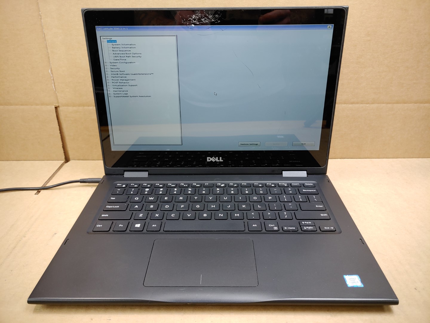 Dell Latitude 3390 2-in-1 13.3" i5-8250U✔ *NO BATT/NO RAM/NO HDD/NO AC* *READ*