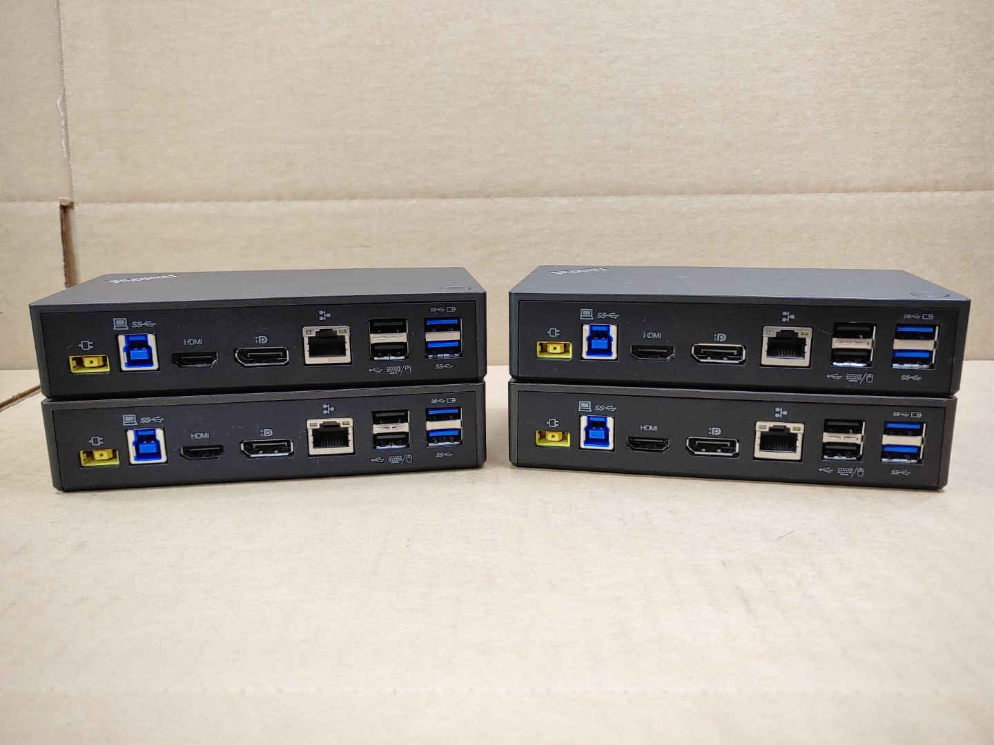 LOT of (4) Lenovo ThinkPad USB 3.0 Ultra Dock DK1523 03X6898 ✔✔✔ **NO A/C** - Image 5