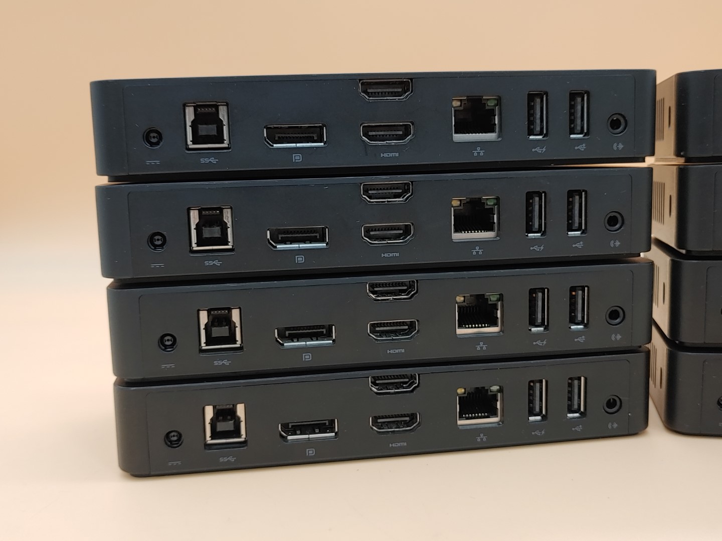 LOT of (8) Dell D3100 USB 3.0 Ultra HD 4K Triple Display Dock 036M9K ✔✔ *NO A/C* - Image 7