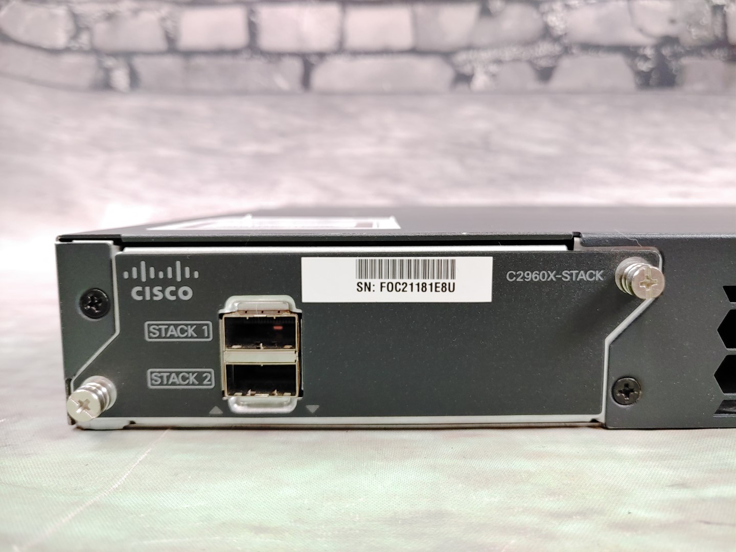 Cisco Cataylst 2960-X 48Port PoE Switch WS-C2960X-48FPD-L w/ C2960X-STACK *READ* - Image 8