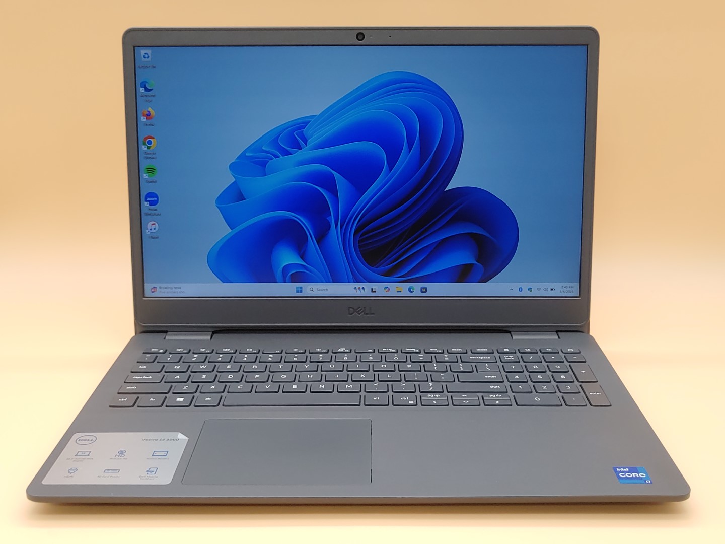 Dell Vostro 3500 15.6" FHD Intel i7-1165G7✔16GB✔512GB NVMe✔Windows11Pro✔*NO A/C*