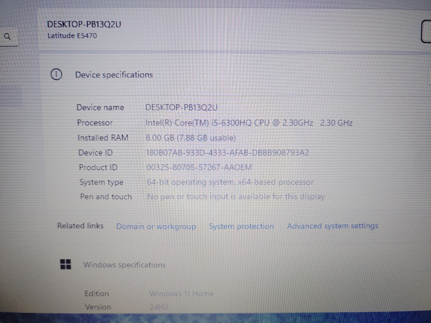Dell Latitude E5470 14" Intel i5-6300HQ✔8GB✔128GB SSD✔Win11✔ *NO A/C* **READ** - Image 9