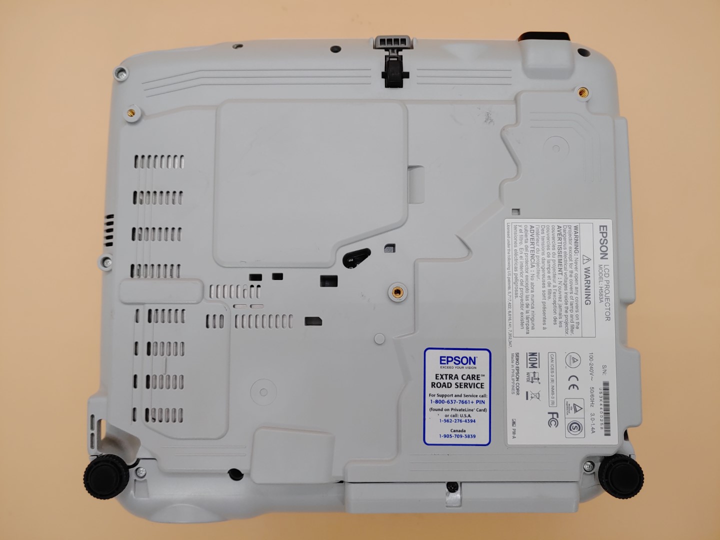 Epson PowerLite 965 H583A XGA 3LCD HDMI 3,500 ANSI Lumen Projector (1404 HOURS) - Image 9