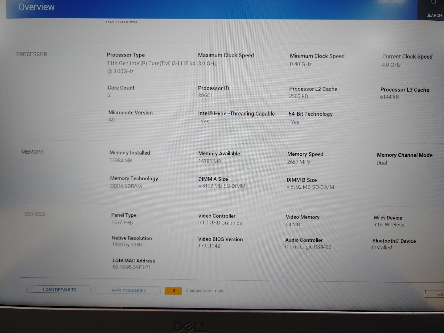 Dell Inspiron 3501 15.6" Intel i3-1115G4✔16GB✔256GB SSD✔ *NO OS/AC* **READ** - Image 11