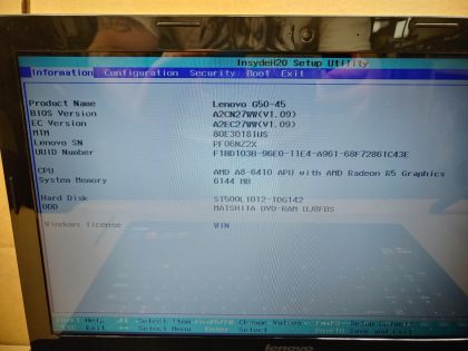 Lenovo G50-45 15.6" AMD A8-6410✔6GB RAM✔500GB HDD✔ *NO OS/NO AC* *BAD BATTERY* - Image 9