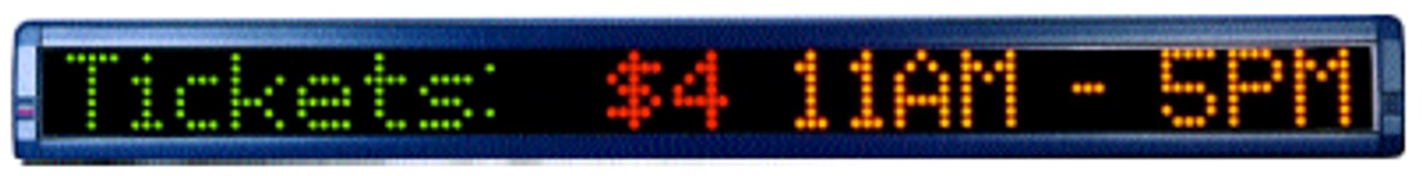 Adaptive Micro Systems Alpha 220C Message Display Sign w/ Remote ✔✔✔✔ **NEW** - Image 2