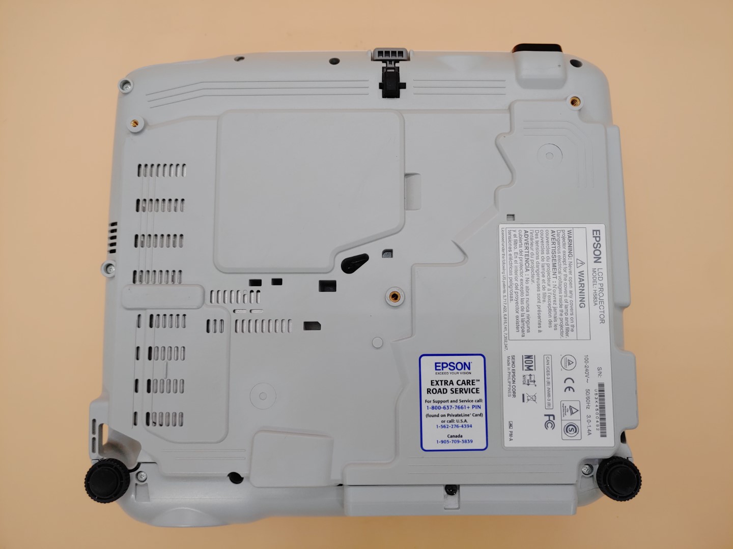 Epson PowerLite 965 H583A XGA 3LCD HDMI 3,500 ANSI Lumen Projector (4342 HOURS) - Image 8