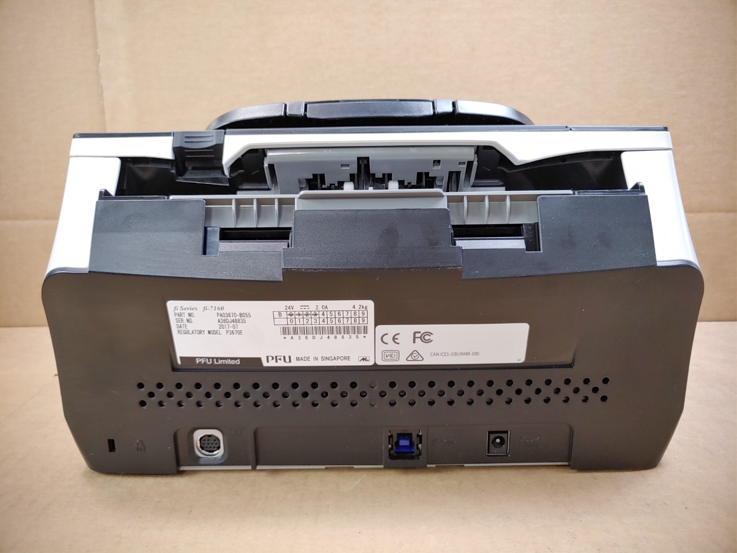 Fujitsu fi-7160 Color Duplex Document Scanner ✔✔✔ (Scan Count : 49609) *NO A/C* - Image 7