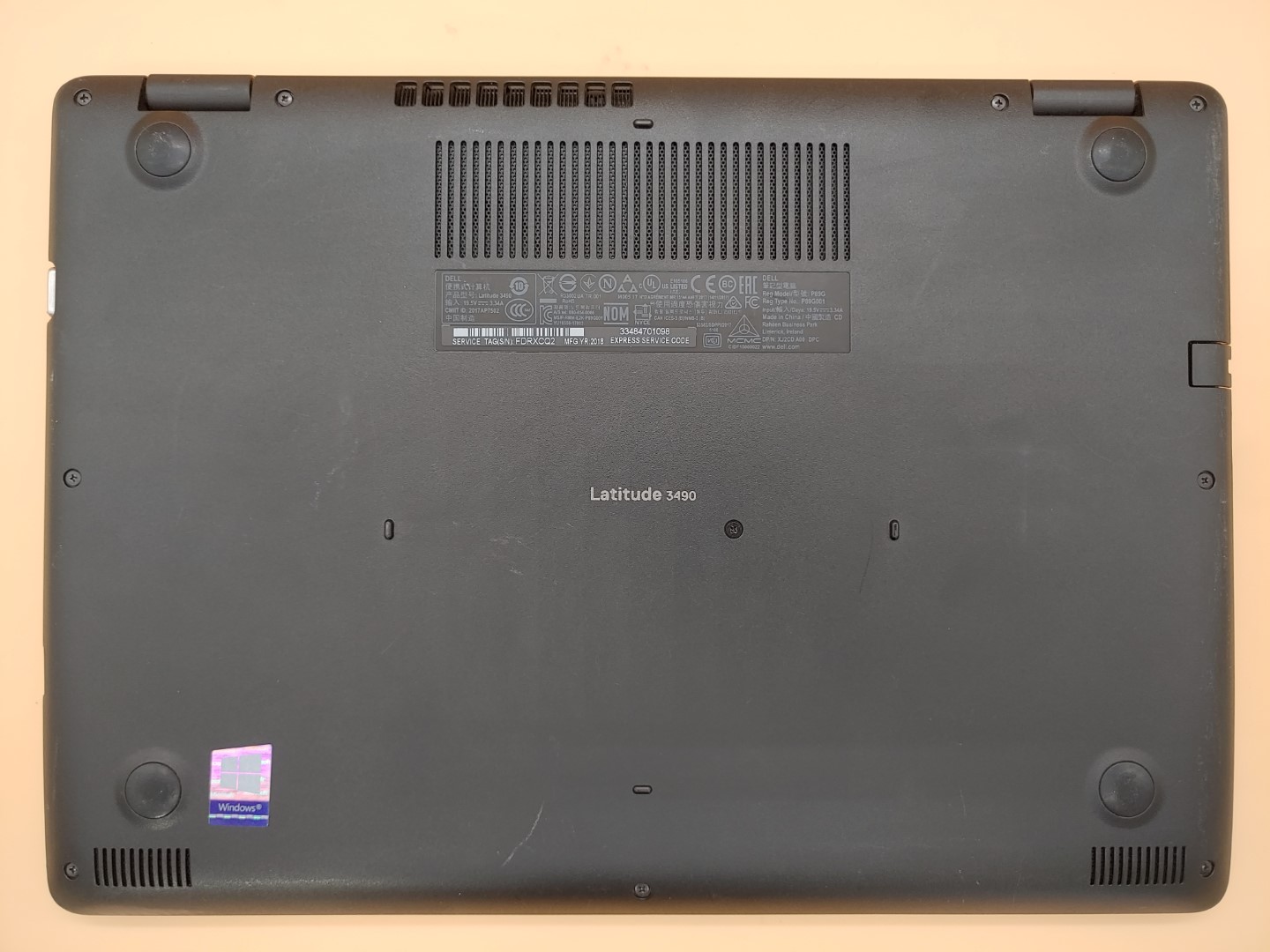 Dell Latitude 3490 14" Touch i3-7130U✔8GB✔240GB SSD✔Win11Pro✔ *NO A/C* **READ** - Image 6