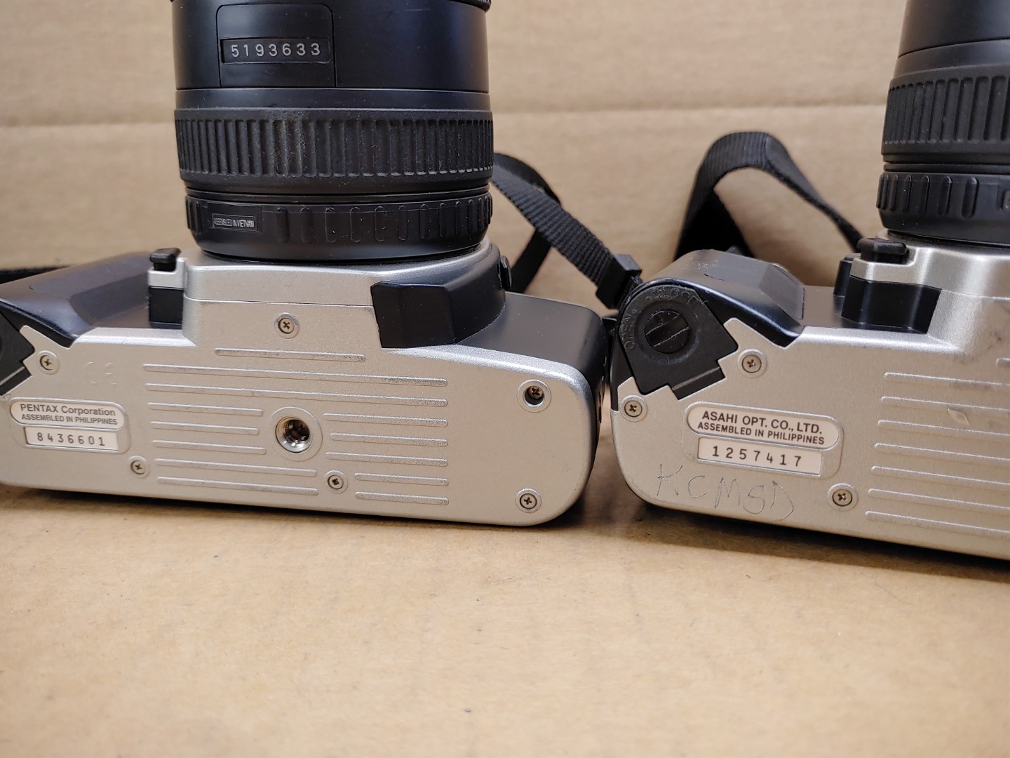 LOT of (4) PENTAX ZX-M 35 mm Film Camera w/ 50 mm Lens ✔✔ *UNTESTED**AS-IS*READ* - Image 9