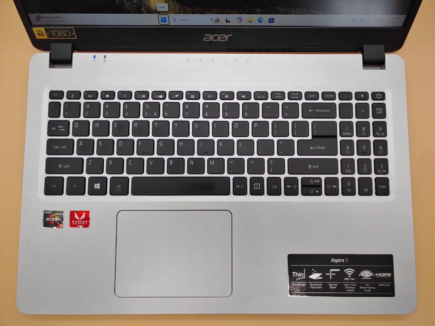 Acer Aspire 5 A515-43 15.6" AMD Ryzen 3 3200U✔8GB✔128GB SSD✔Win11✔*NO A/C**READ* - Image 4