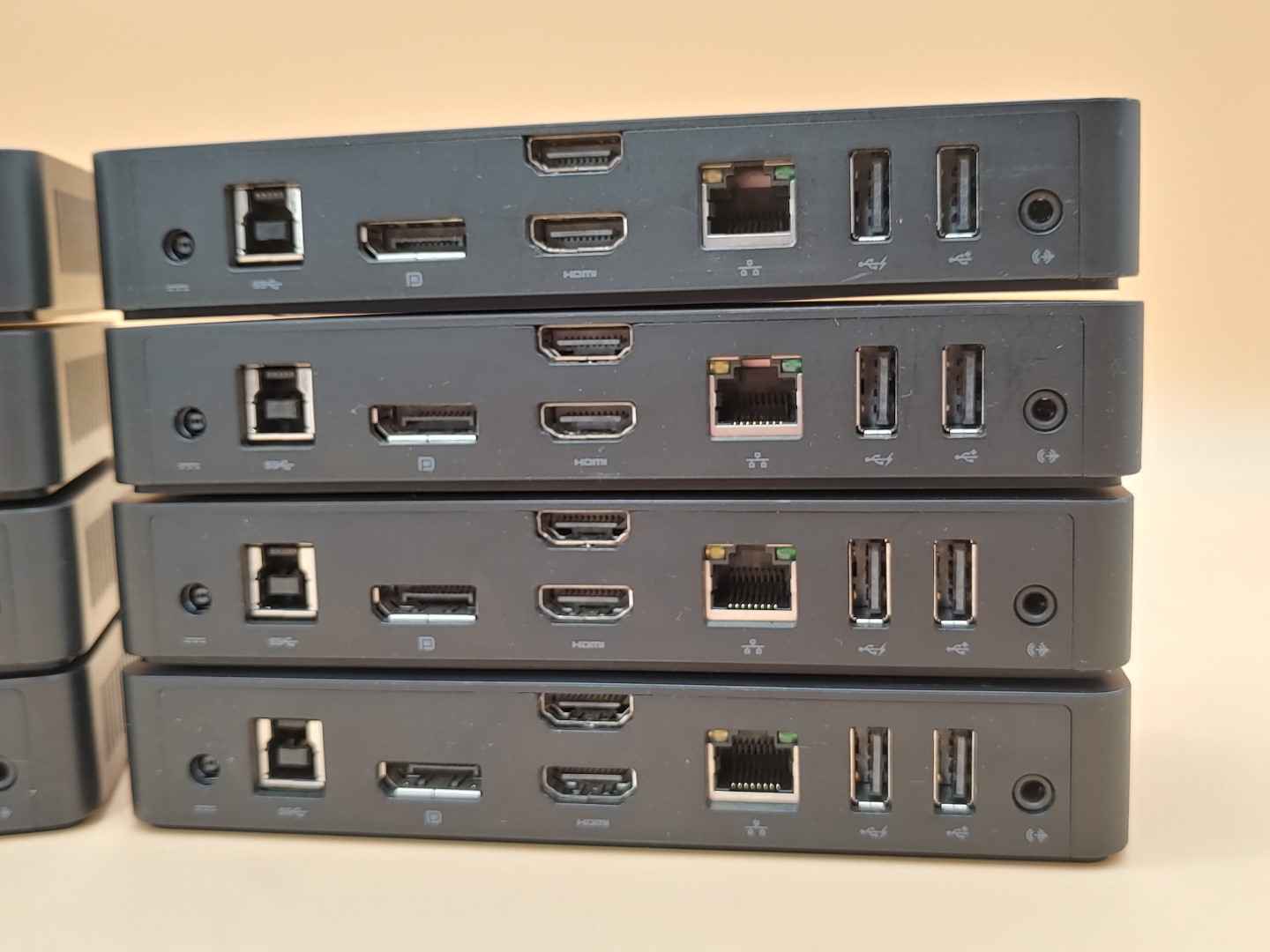 LOT of (8) Dell D3100 USB 3.0 Ultra HD 4K Triple Display Dock 036M9K ✔✔ *NO A/C* - Image 8