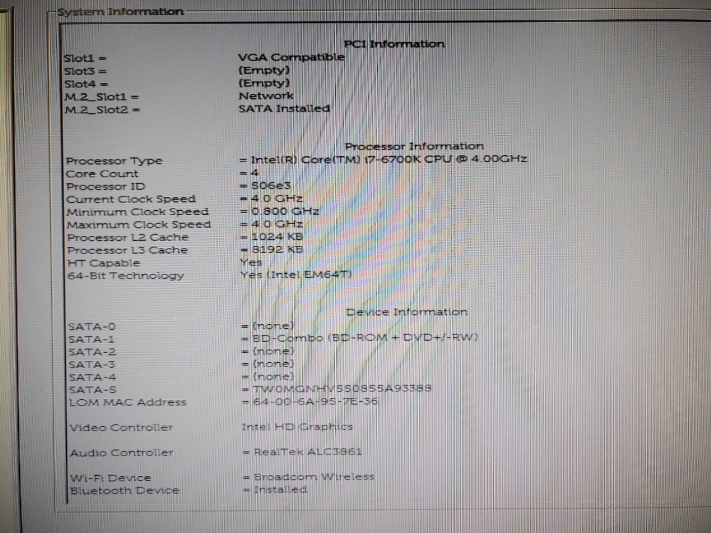 Dell XPS 8900 Desktop Motherboard LGA1151 DDR4 0XJ8C4 w/ i7-6700K CPU + 32GB RAM - Image 12