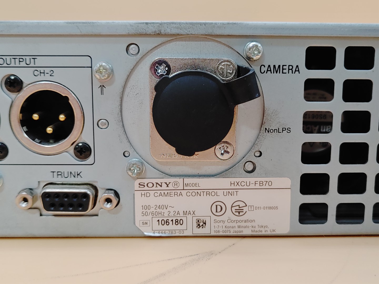 Sony HXCU-FB70 Optical Fiber HD Camera Control Unit ✔✔✔ *READ* - Image 11