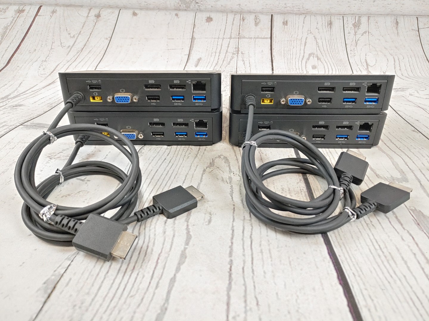 LOT of 4 - OEM Lenovo ThinkPad OneLink+ Plus Dock (DU9047S1)(03X6296) - NO A/C! - Image 3