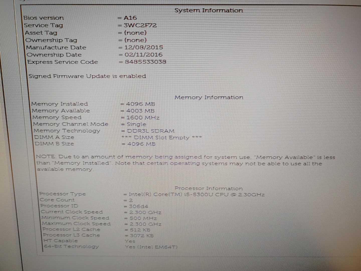 Dell Latitude E7450 14-inch Intel i5-5300U✔4GB✔ *NO SSD/ NO OS/ NO AC* *READ* - Image 10