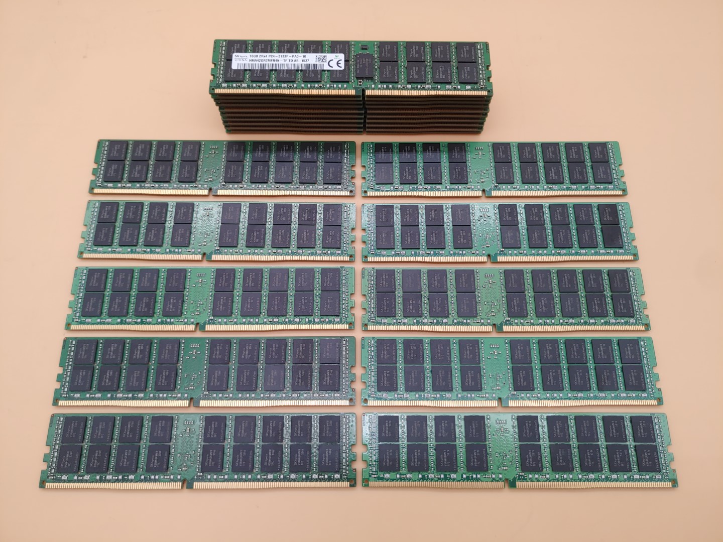 LOT of (20) SK Hynix 16GB PC4-2133P 2Rx4 RDIMM HMA42GR7MFR4N-TF Server RAM ✔✔✔✔ - Image 3