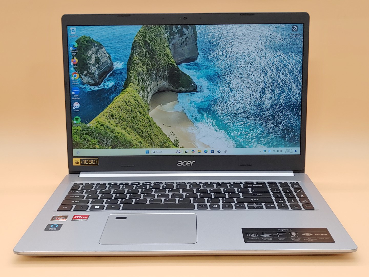 Acer Aspire 5 A515-46 15.6" AMD Ryzen 3 3350U✔20GB RAM✔1TB SSD✔Win11✔ *NO A/C*