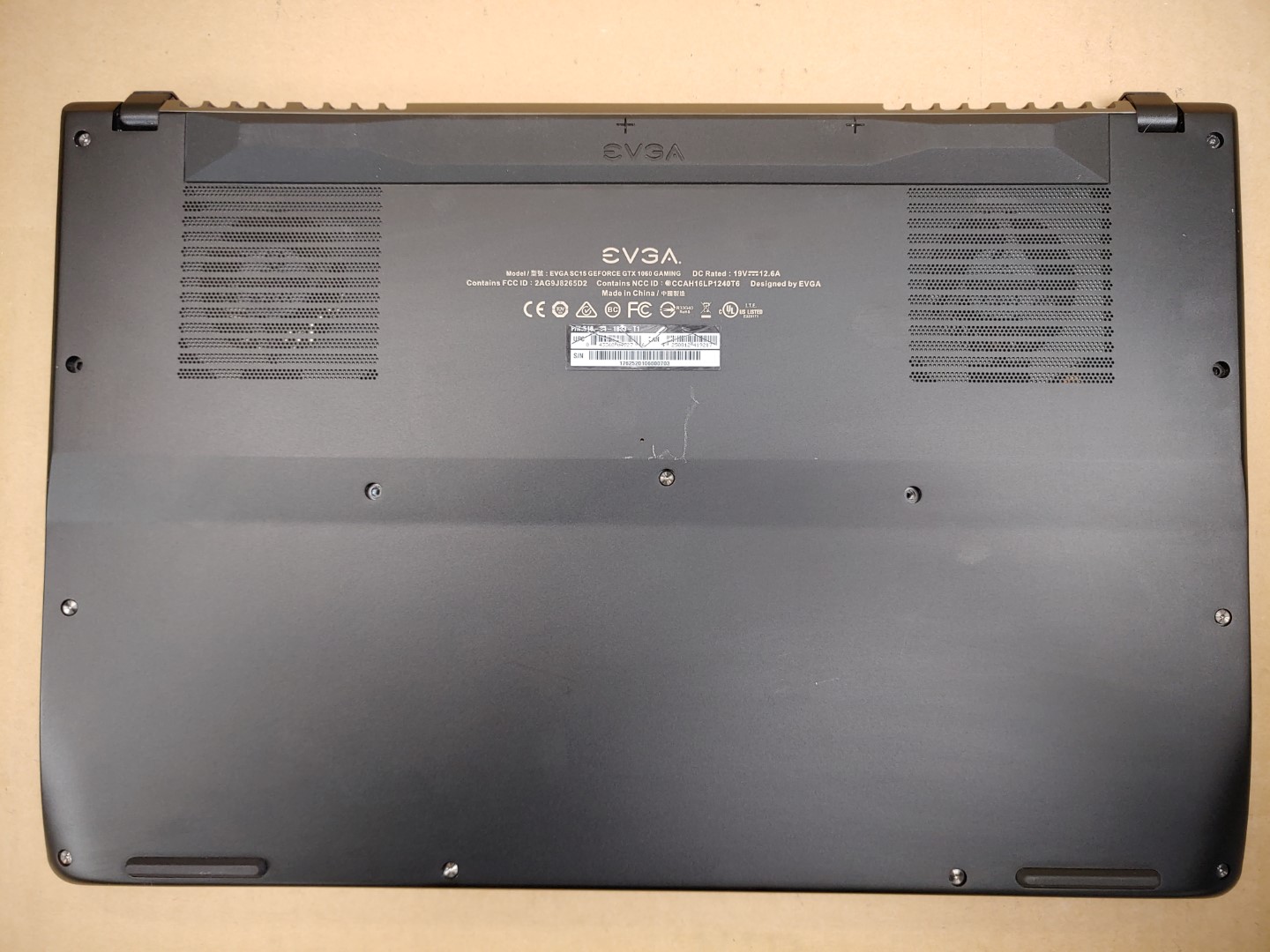 EVGA SC15 GEFORCE GTX 1060 Gaming 15.6" i7-7700HQ✔16GB✔256GB✔ **NO BATT/NO OS** - Image 7