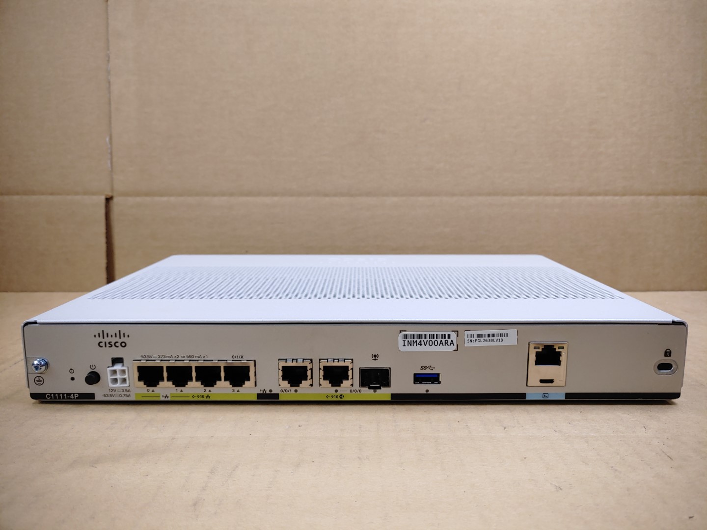 Cisco ISR 1100 Series C1111-4P V01 Services Integrated Router ✔✔ **NO A/C** - Image 7