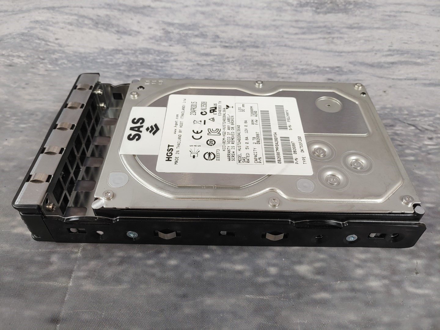 Nimble SAN Storage 2TB 7.2K 3.5" SAS Hard Drive HD W/ Tray CS200, CS240, ES1-H45 - Image 3