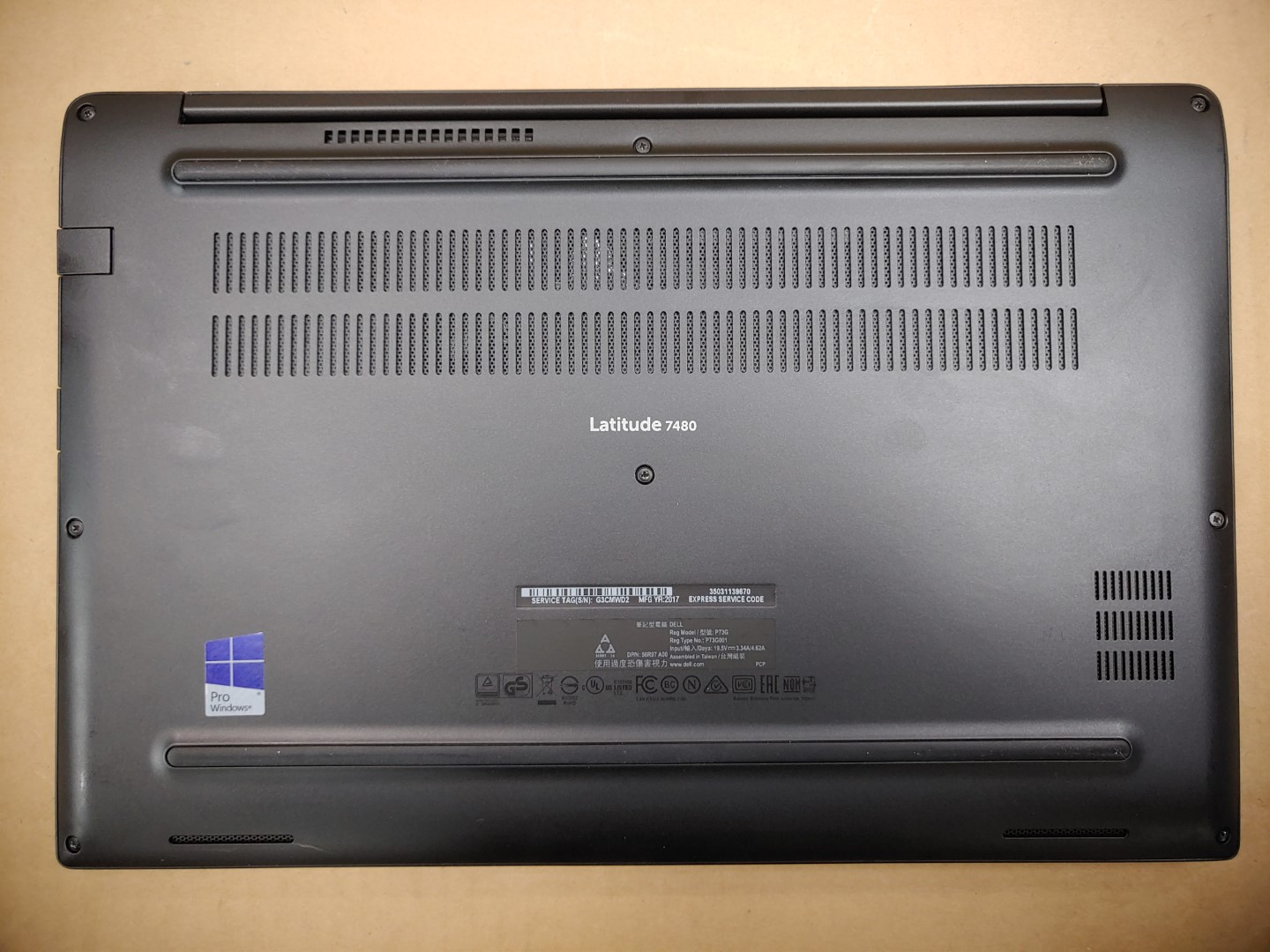 Dell Latitude 7480 14" i7-6600U✔8GB✔ *NO SSD/NO BATT/NO AC** ***READ*** - Image 6