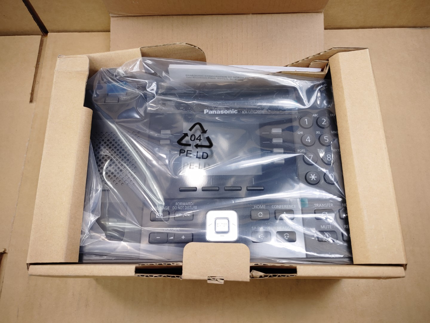 Panasonic KX-UTG200B 4-Line SIP VoIP PoE Phone Gigabit 3.5" LCD Color ✔✔✔ - Image 4