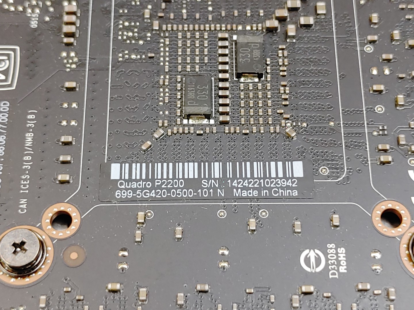 Dell NVIDIA Quadro P2200 5GB GDDR5X 4x DisplayPort Graphics Card (2G8WC / PX8M5) - Image 9