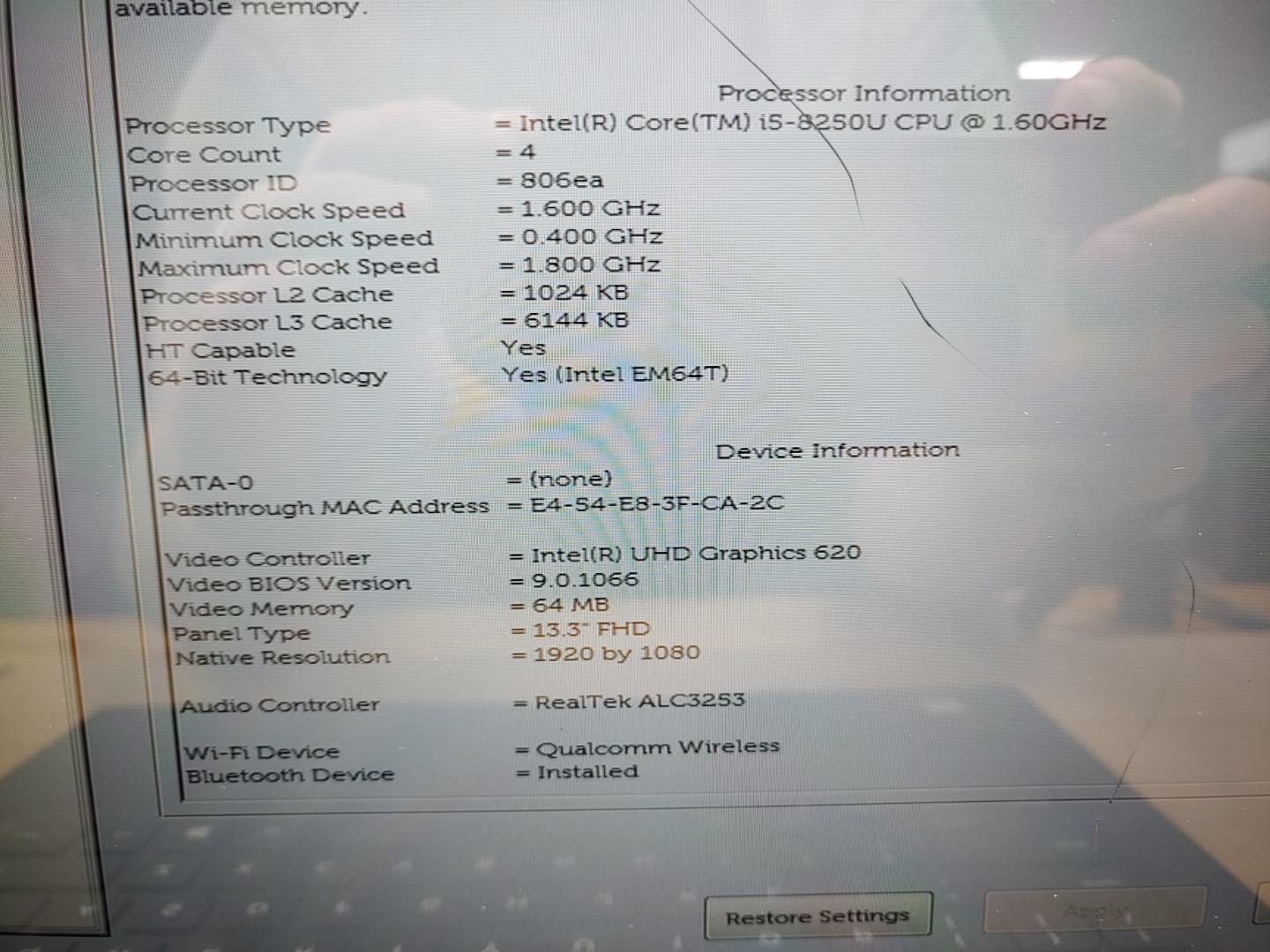 Dell Latitude 3390 2-in-1 13.3" i5-8250U✔ *NO BATT/NO RAM/NO HDD/NO AC* *READ* - Image 11