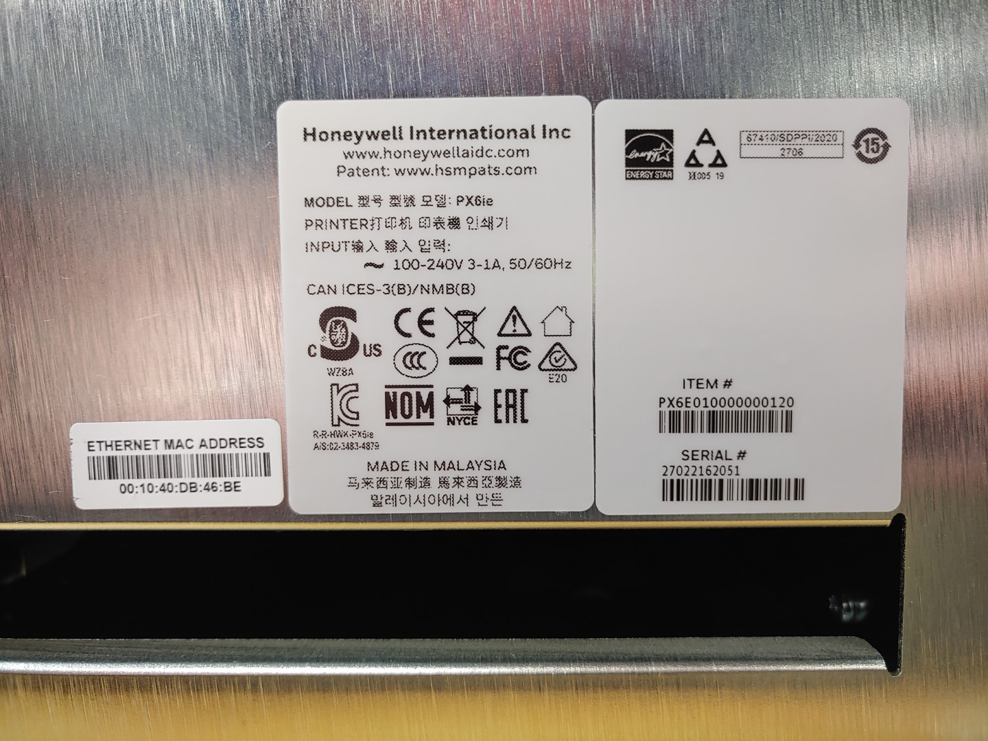 Honeywell PX6ie PX6i Thermal Label Barcode Printer 203 DPI USB Ethernet ✔✔✔ - Image 8