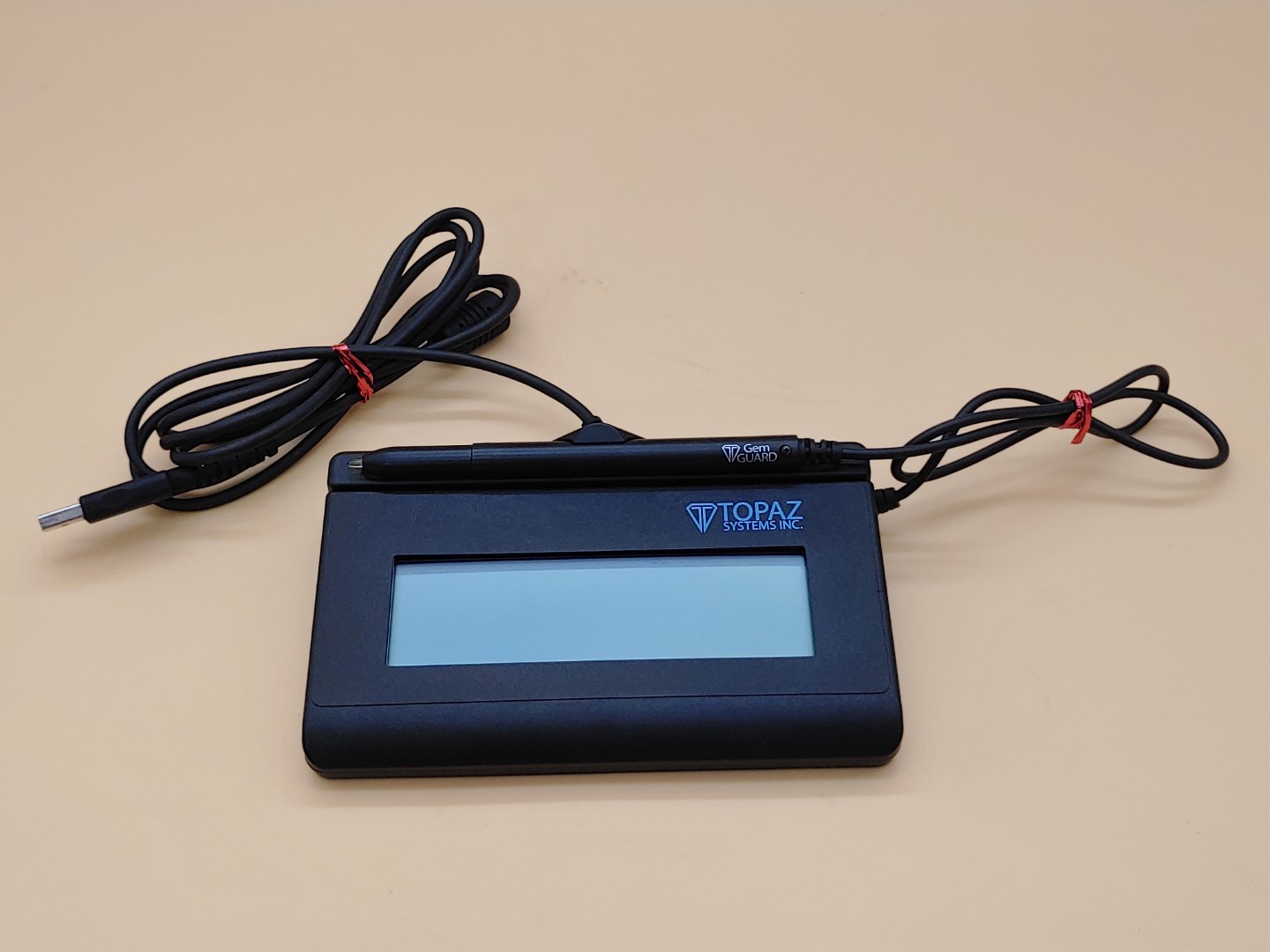 Topaz SignatureGem T-L462-HSB-R USB Signature Pad 1x5" with Stylus ✔✔✔