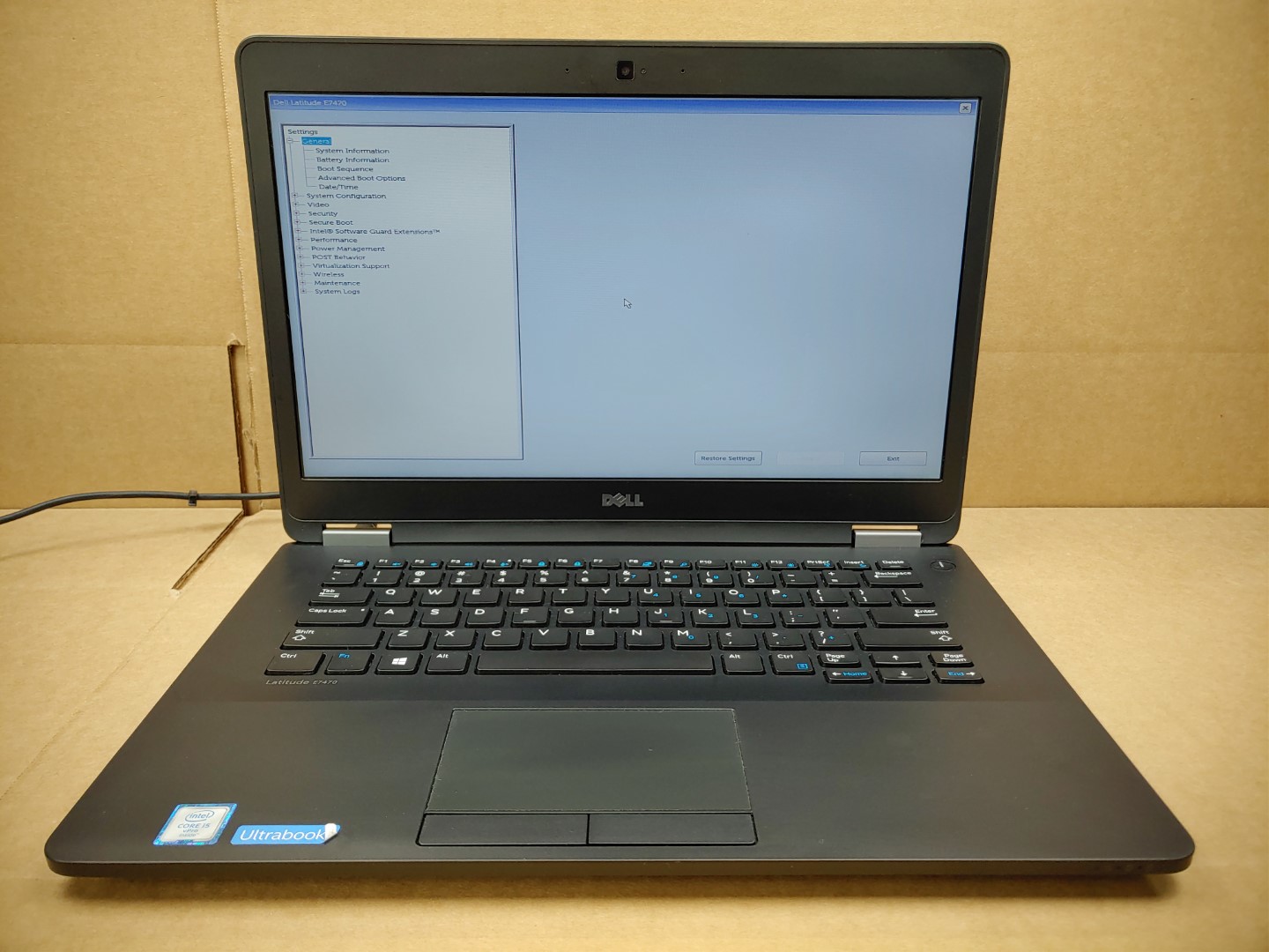 Dell Latitude E7470 14-inch i5-6300U✔8GB✔128GB SSD✔ **NO BATT/ NO OS/ NO A/C**