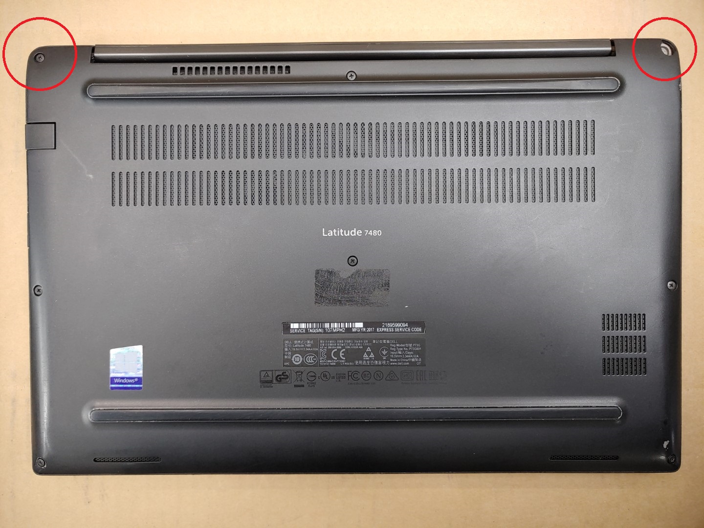 Dell Latitude 7480 14" Intel i5-7300U✔ *BAD BATT* *NO SSD/NO RAM/NO AC* *READ* - Image 6