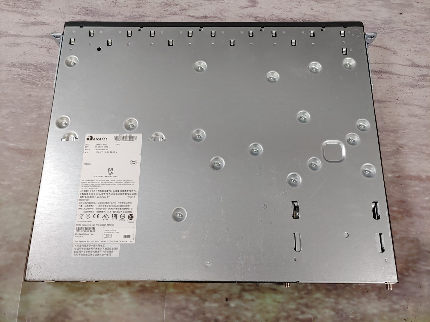 CISCO (WS-C2960X-48FPS-L) 2960-X 48-Port GigE PoE 740W LAN Base Switch w/STACK - Image 10