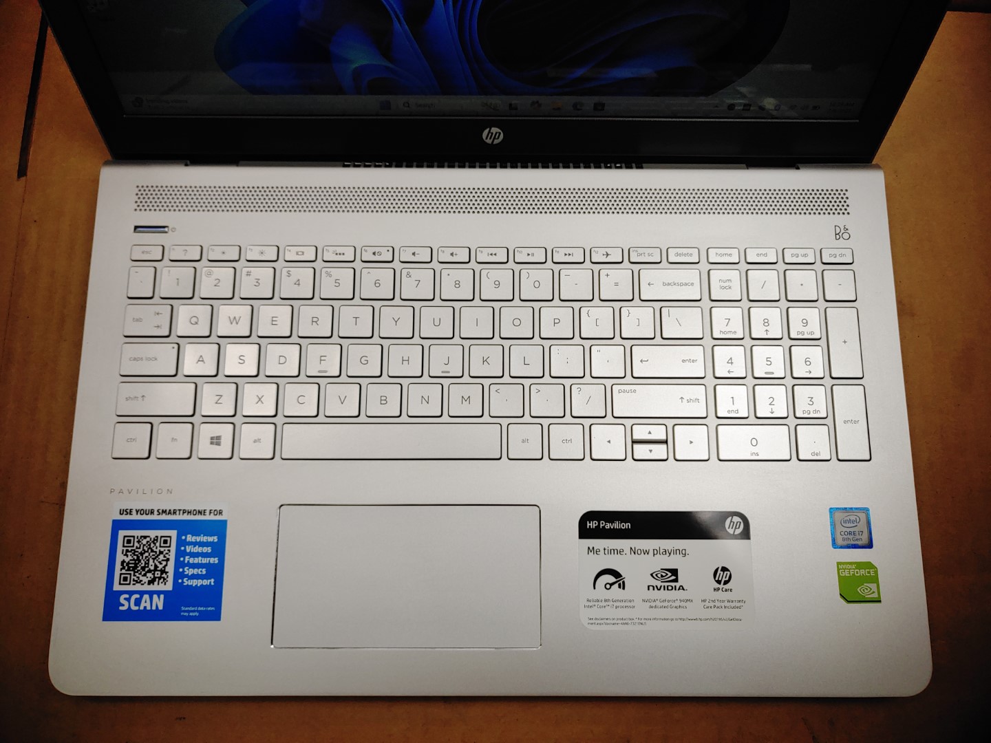 HP Pavilion 15-cc178cl 15.6" i7-8550U✔16GB✔500GB SSD+2TB HDD✔940MX✔Win11✔*NO A/C - Image 4